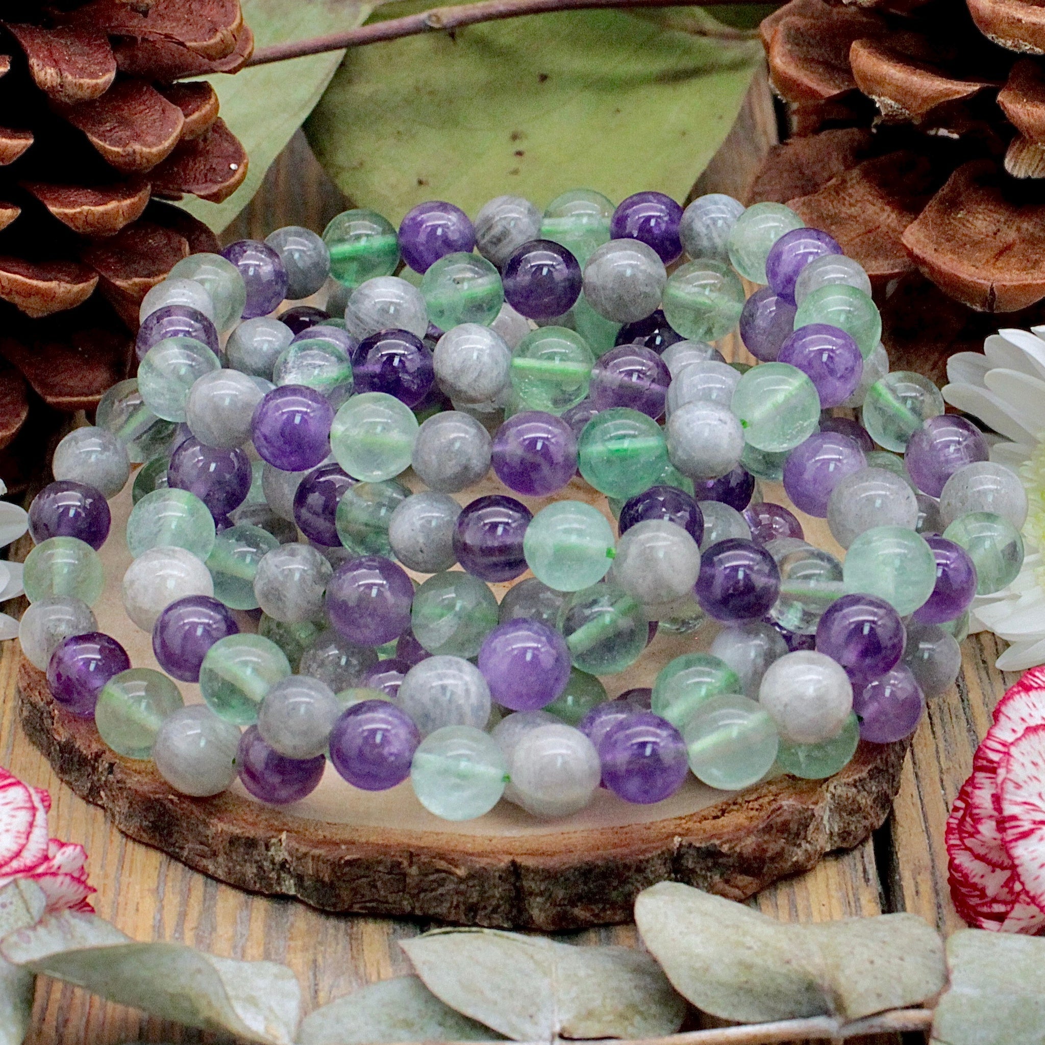 Crown Chakra Bracelet - 8mm