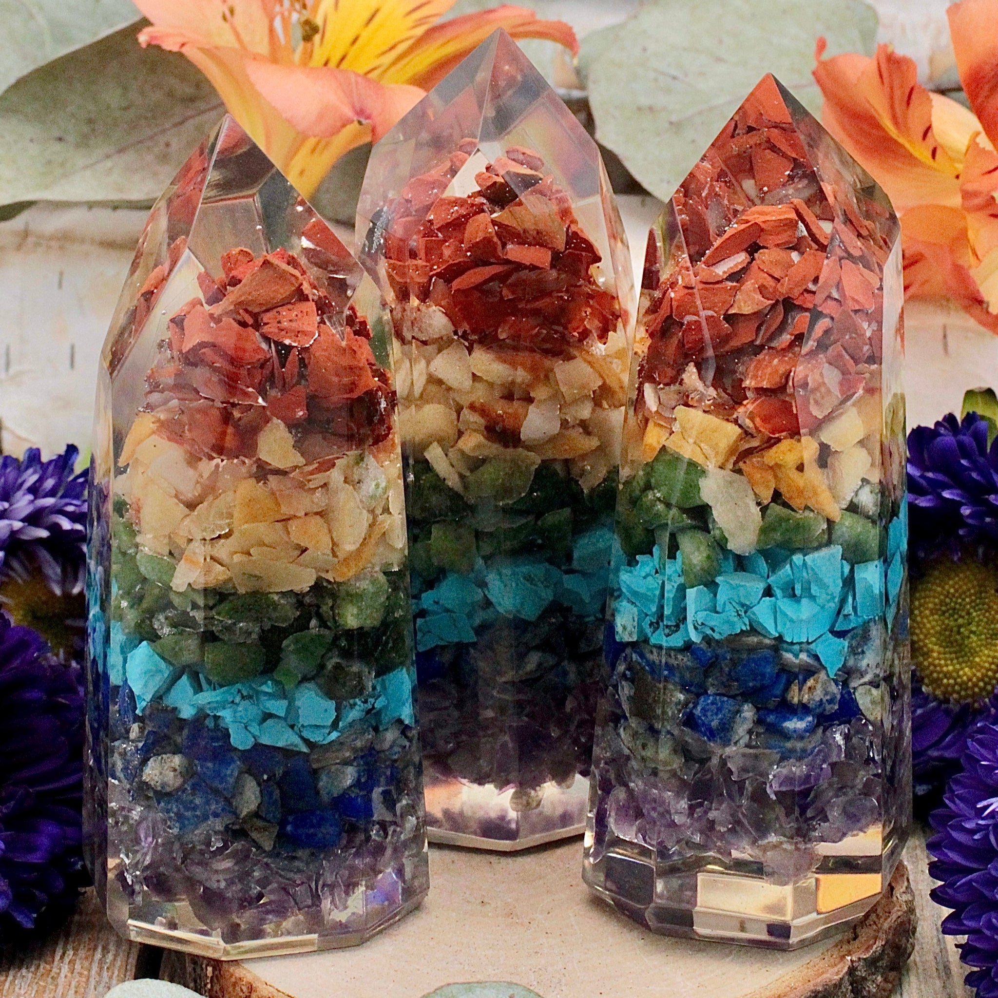 Chakra Orgone Tower